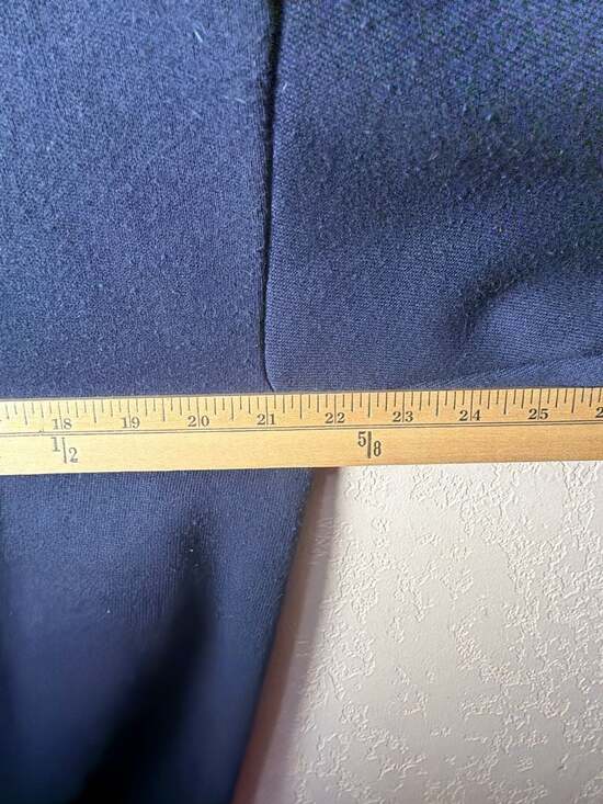 Vtg 90s Mickey Mouse Embroidered Spellout Sweatshirt Navy Blue M Made in USA - Picture 5 of 6